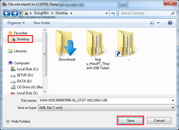 Hướng dẫn gửi tờ khai định dạng XML qua chức năng nộp tờ khai từ HTKK