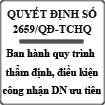 Quyết định ban hành quy trình thẩm định, điều kiện công nhận doanh nghiệp ưu tiên số 2659/QĐ-TCHQ