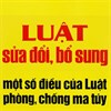 Luật phòng, chống ma túy sửa đổi số 16/2008/QH12