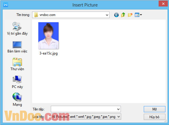 Hướng dẫn chèn ảnh vào CV xin việc Cách chèn ảnh vào CV xin việc