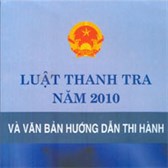 Luật Thanh tra mới nhất 2024 số 56/2010/QH12