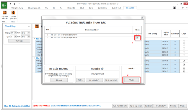 hướng dẫn thực hiện khởi tạo hồ sơ trên phần mềm iBHXH