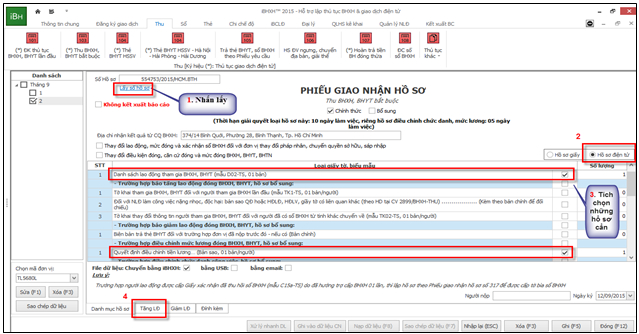 Thủ tục báo tăng lao động tham gia BHXH, BHYT, BHTN trên iBHXH.