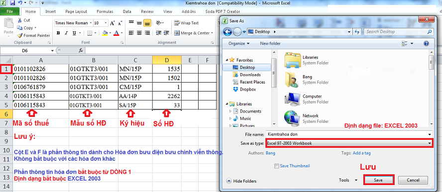 Hướng dẫn cách kiểm tra hóa đơn mới nhất từ 2016
