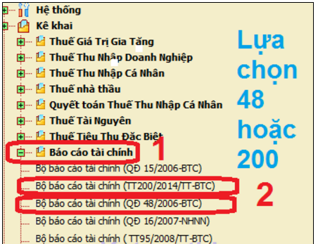Hướng dẫn nộp Báo cáo tài chính qua mạng