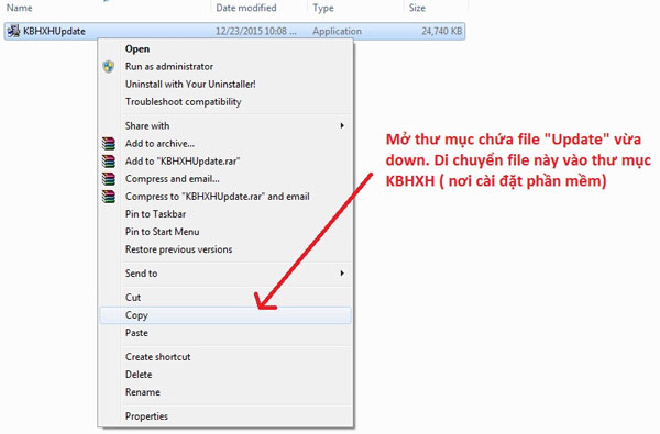 Hướng dẫn cập nhật phần mềm KBHXH mới nhất