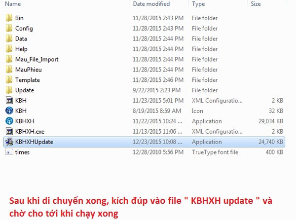Cập nhật phần mềm KBHXH mới nhất
