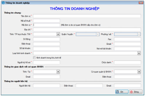 Hướng dẫn sử dụng phần mềm kê khai bảo hiểm xã hội