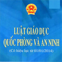 Luật Giáo dục quốc phòng và an ninh 30/2013/QH13