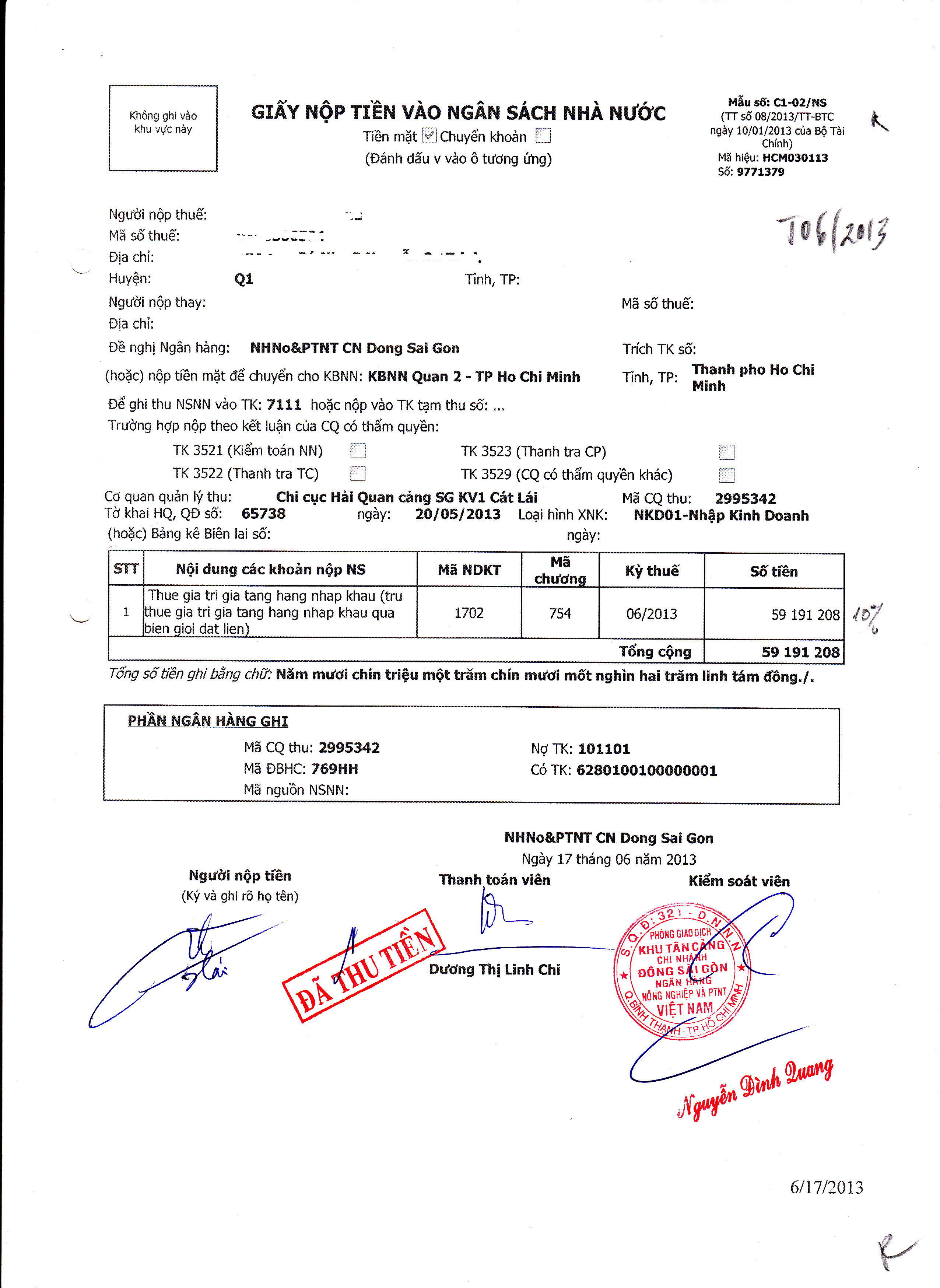 Cách kê khai thuế giá trị gia tăng của hàng nhập khẩu