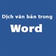 Cách dịch văn bản trực tiếp trong Word