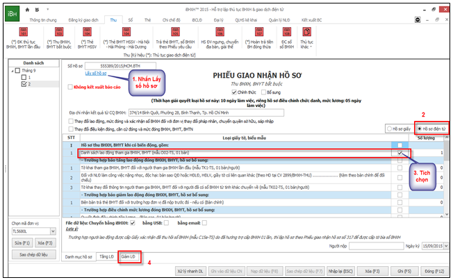 Hướng dẫn thực hiện báo giảm lao động và chốt sổ BHXH trên iBHXH