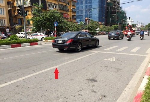 Quy định mới về đè vạch liền