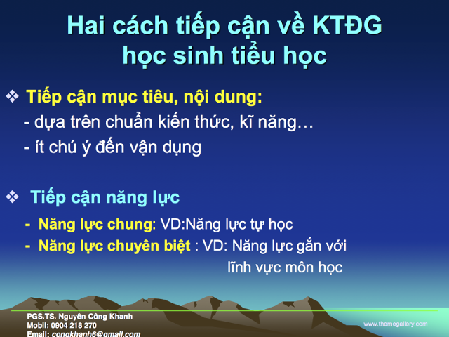 Hai cách tiếp cận về KTĐG