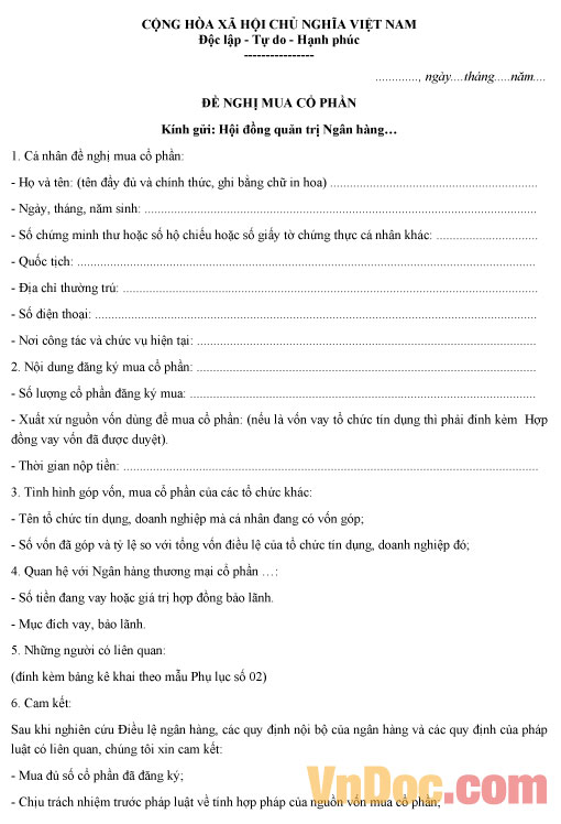 Mẫu báo cáo thẩm định và phê duyệt cho khách hàng vay vốn