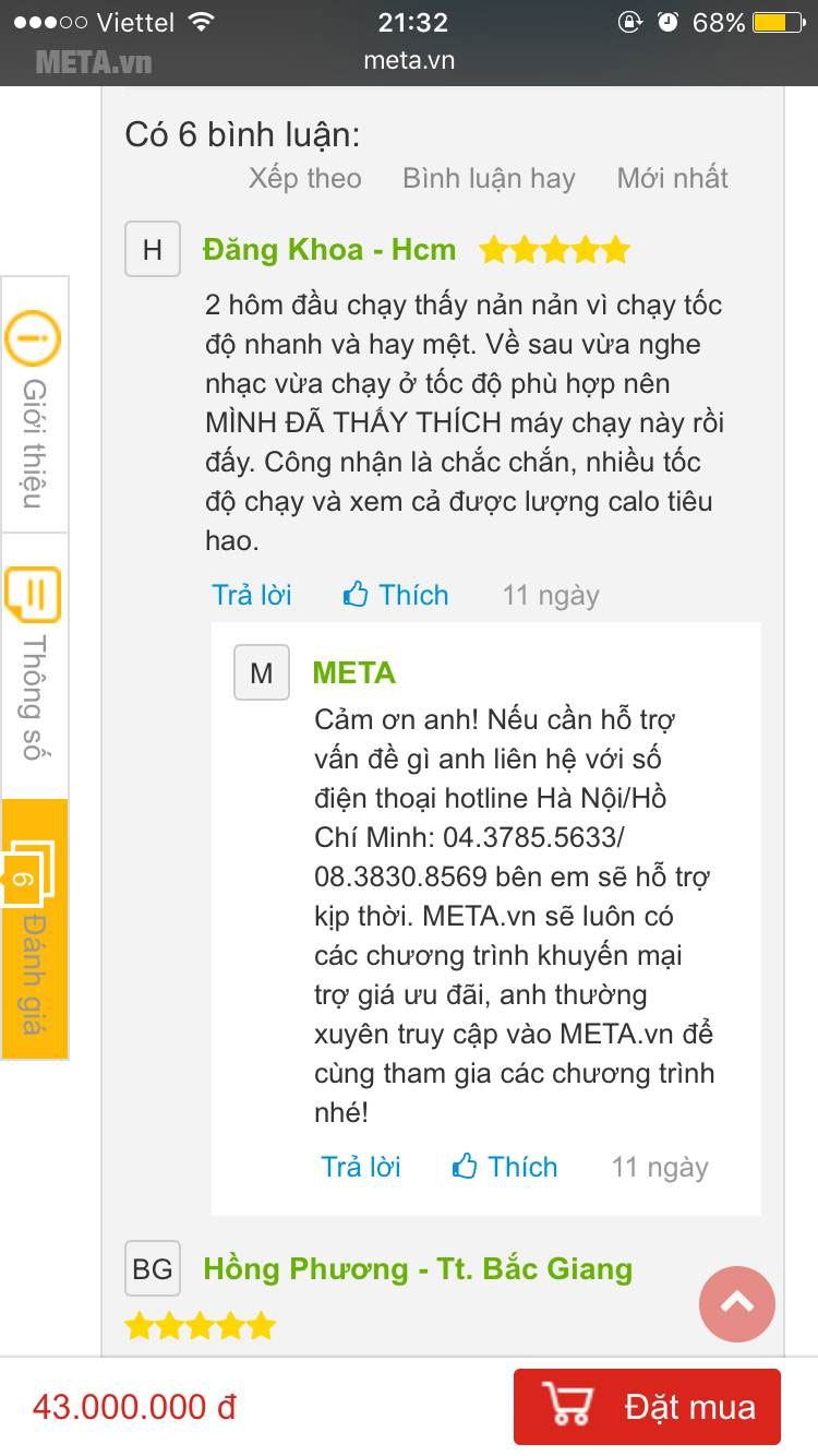 Hướng dẫn đặt mua hàng META tiện lợi trên điện thoại thông minh