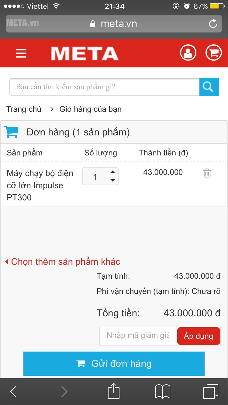 Hướng dẫn đặt mua hàng META tiện lợi trên điện thoại thông minh