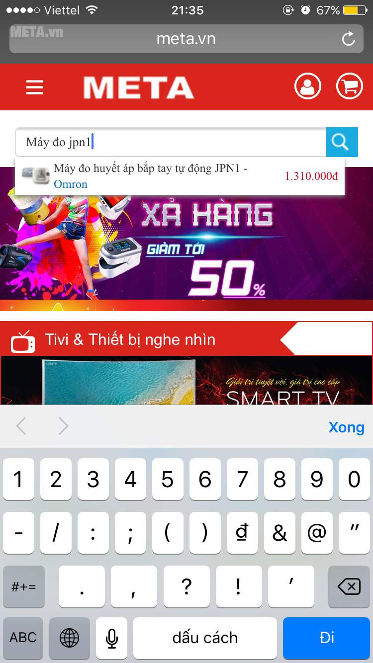 Hướng dẫn đặt mua hàng META tiện lợi trên điện thoại thông minh