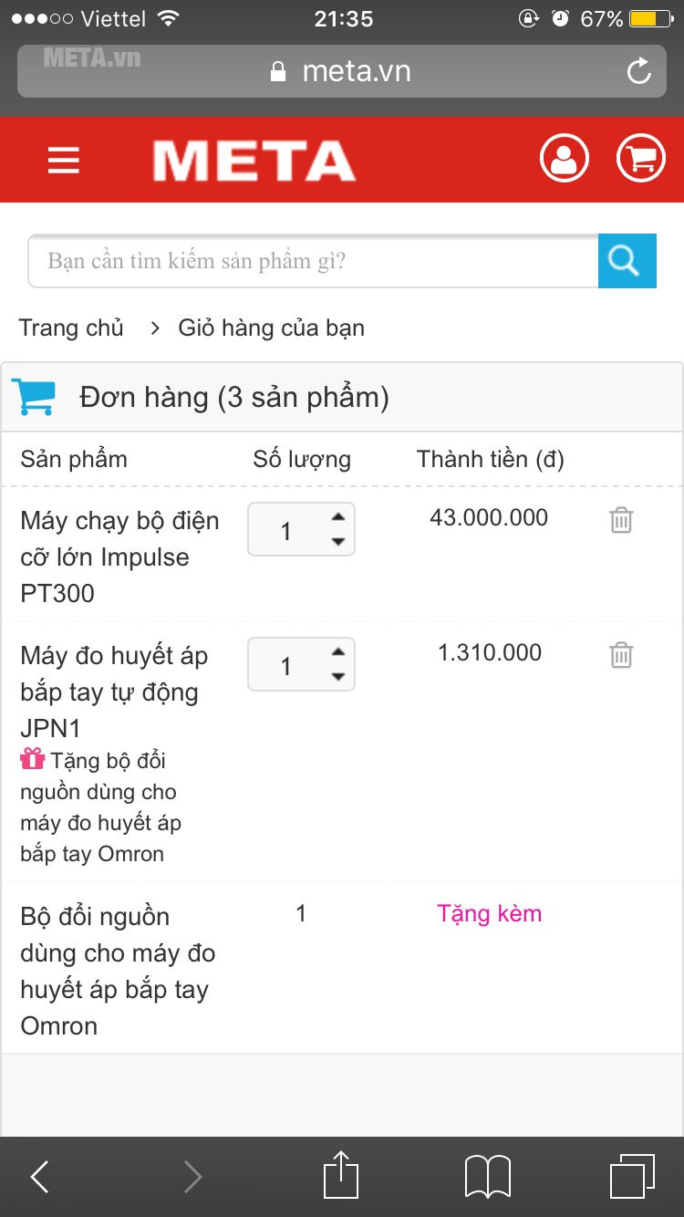 Hướng dẫn đặt mua hàng META tiện lợi trên điện thoại thông minh