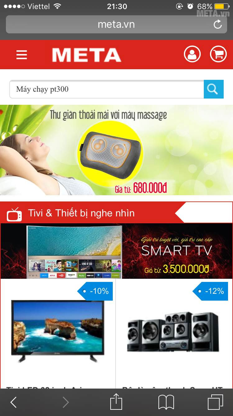 Hướng dẫn đặt mua hàng META tiện lợi trên điện thoại thông minh