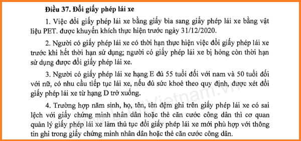 Chậm đổi GPLX sang thẻ PET không phải thi lại lý thuyết? Chậm đổi GPLX sang thẻ PET không phải thi lại lý thuyết?