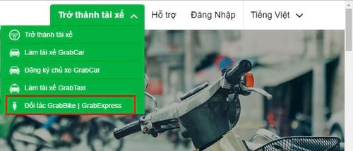 Hướng dẫn cách đăng ký lái xe ôm GrabBike