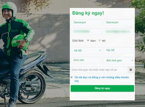 Hướng dẫn cách đăng ký lái xe ôm GrabBike
