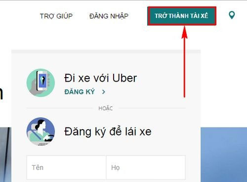 Hướng dẫn cách đăng ký lái xe ôm Uber