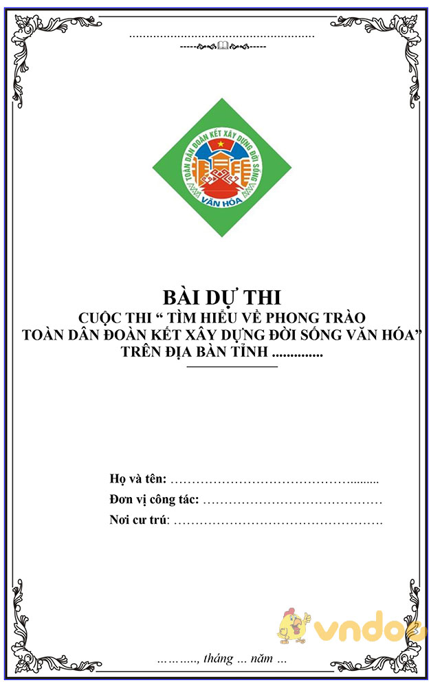 Toàn dân đoàn kết xây dựng đời sống văn hóa