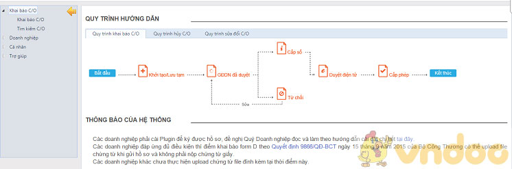Khai báo C/O điện tử