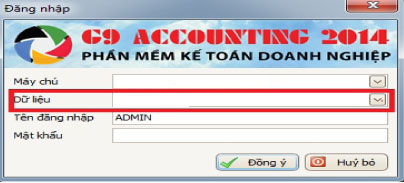 Hướng dẫn cách sử dụng phần mềm G9 Accounting 2014 - G9 Việt Nam