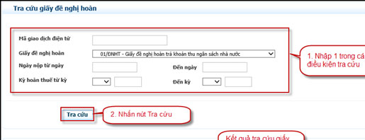 Hướng dẫn các bước hoàn thuế điện tử