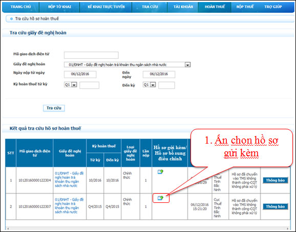 Hướng dẫn các bước hoàn thuế điện tử