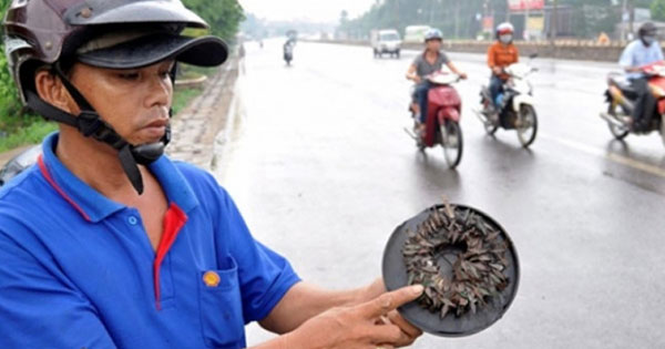 Rải đinh trên đường có thể bị phạt tù đến 10 năm