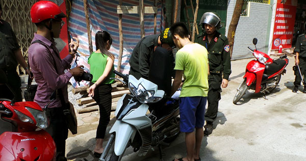 Thẩm quyền xử phạt giao thông của cảnh sát cơ động