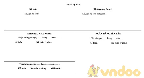 Mẫu ủy nhiệm thu