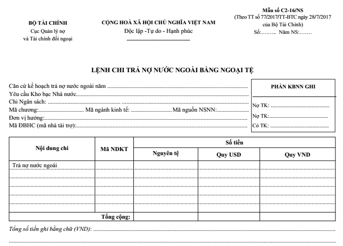 Mẫu C2-16/NS
