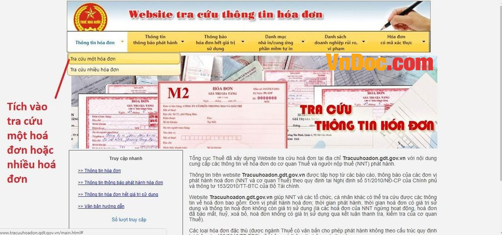 Hướng dẫn cách tra cứu hoá đơn GTGT hợp pháp