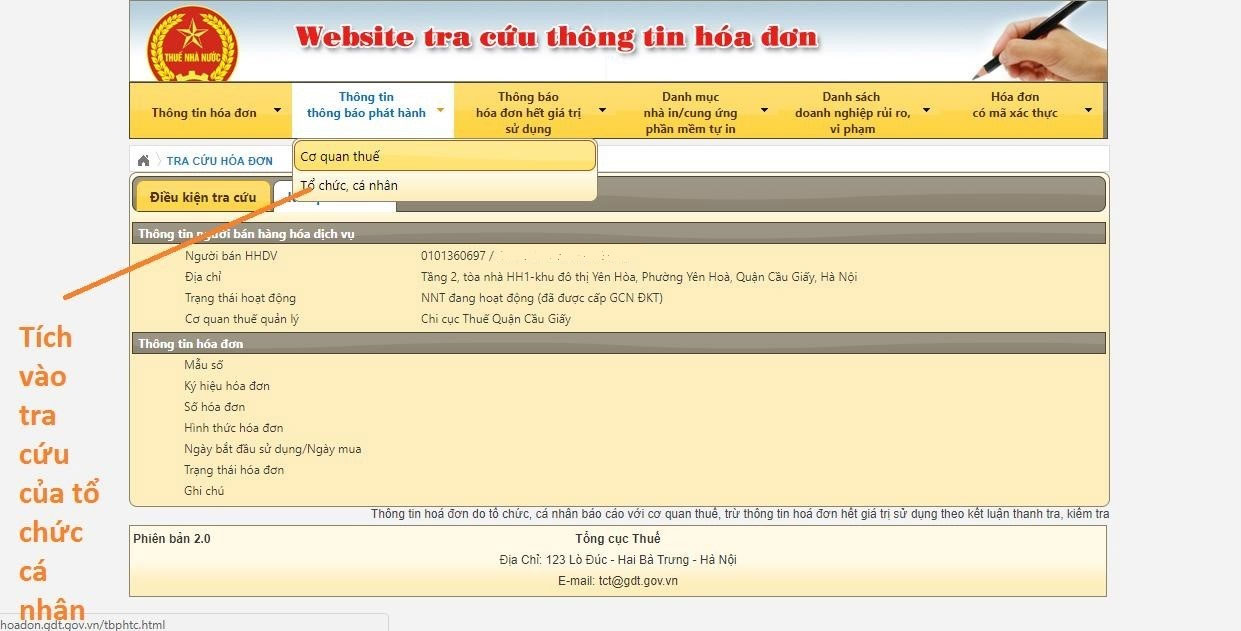 Hướng dẫn cách tra cứu hoá đơn GTGT hợp pháp