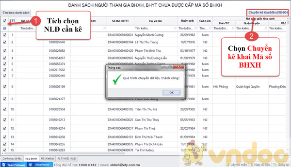 Cách rà soát mã số BHXH cho người lao động