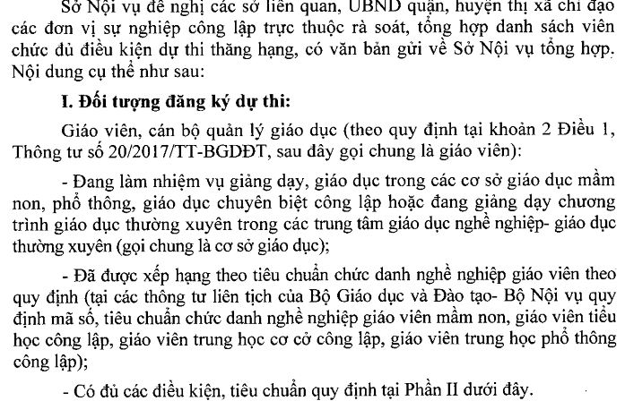 Công văn 2527/SNV-CCVC về thi nâng ngạch