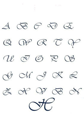 Mẫu chữ hoa viết tay