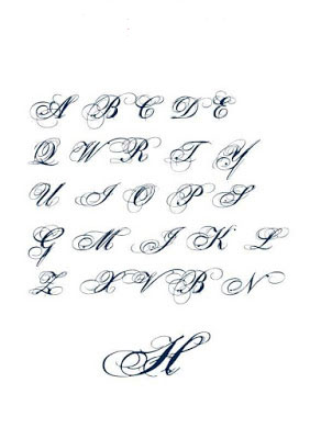 Mẫu chữ hoa viết tay