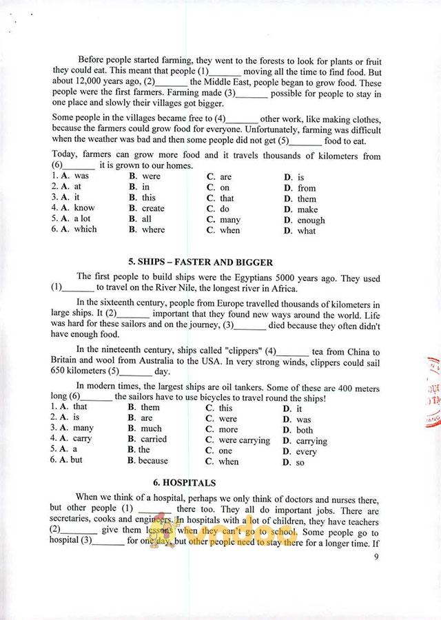 Đề cương ôn tập thi tuyển viên chức giáo dục 2017 môn tiếng Anh tỉnh Quảng Nam