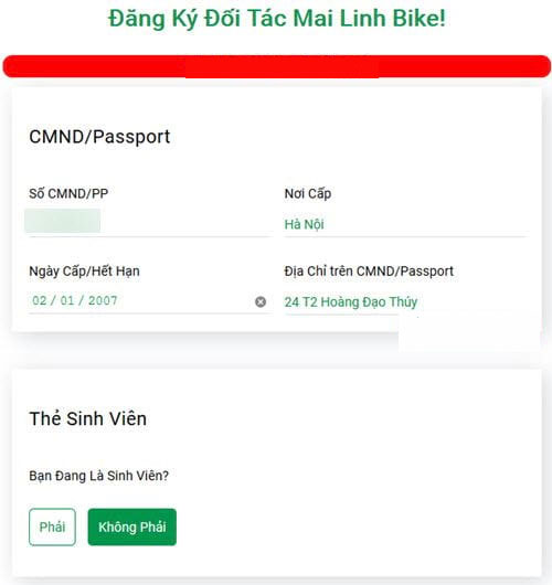Hướng dẫn thủ tục đăng ký xe ôm Mai Linh