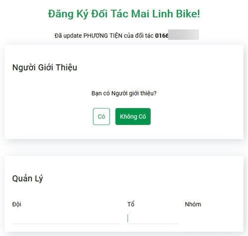 Hướng dẫn thủ tục đăng ký xe ôm Mai Linh