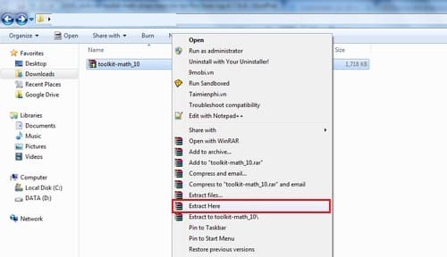 Hướng cẫn cách cài Toolkit Math - phần mềm hỗ trợ học toán