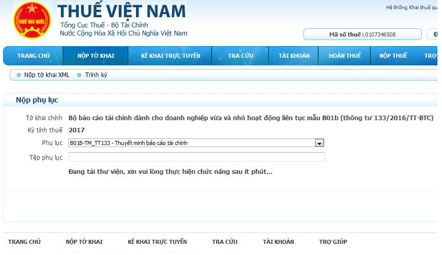 Phần mềm sửa lỗi "Đang tải thư viện, xin vui lòng thực hiện chức năng sau ít phút"