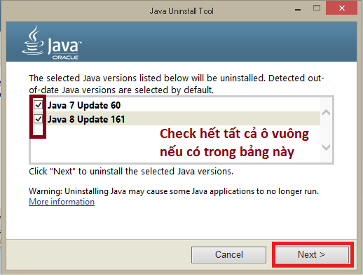 Không tải được thư viện kê khai thuế