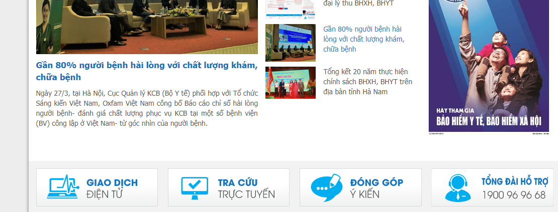 Hướng dẫn tra cứu điểm thu, đại lý thu BHXH, BHYT